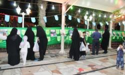 برگزاری نمایشگاه عکس  و متن بمناسبت نیمه شعبان  در حیاط مسجد امام حسین علیه السلام / دبی/ خرداد 95
