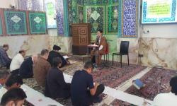 حضور قاری سوختانلو در مسجد امام حسین(ع)