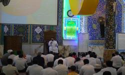 تصاویری از مراسم جشن میلاد سالار شهیدان ابا عبدالله الحسین (ع) در مسجد امام حسین (ع)