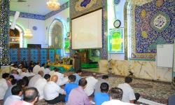 مراسم شروع سال 1393 در مسجد امام حسین (ع) با حضور نماینده مقام معظم رهبری ومومنین